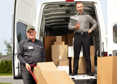 Same day removals team preparing a quick move in Merton