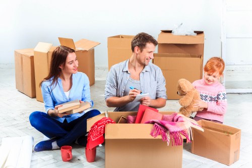 Local movers assisting with a residential relocation in Merton
