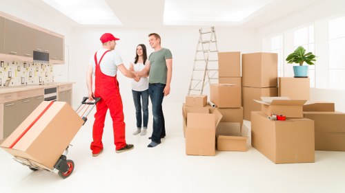Payment and invoicing for a moving and transport job