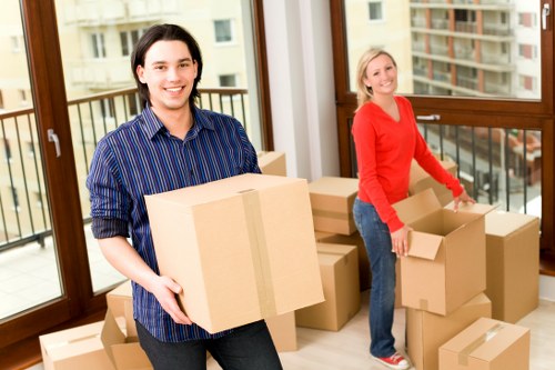 Customer selecting a trusted payment method for a move