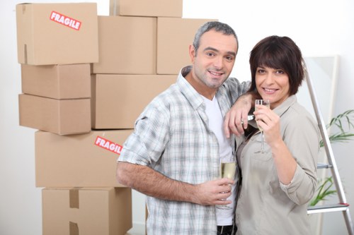 Affordable man with van helping with house relocation in Merton